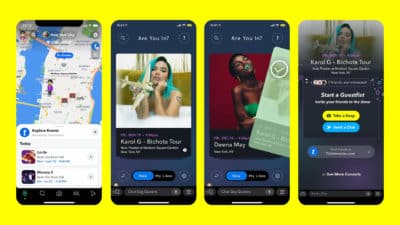 snapchat y ticketmaster