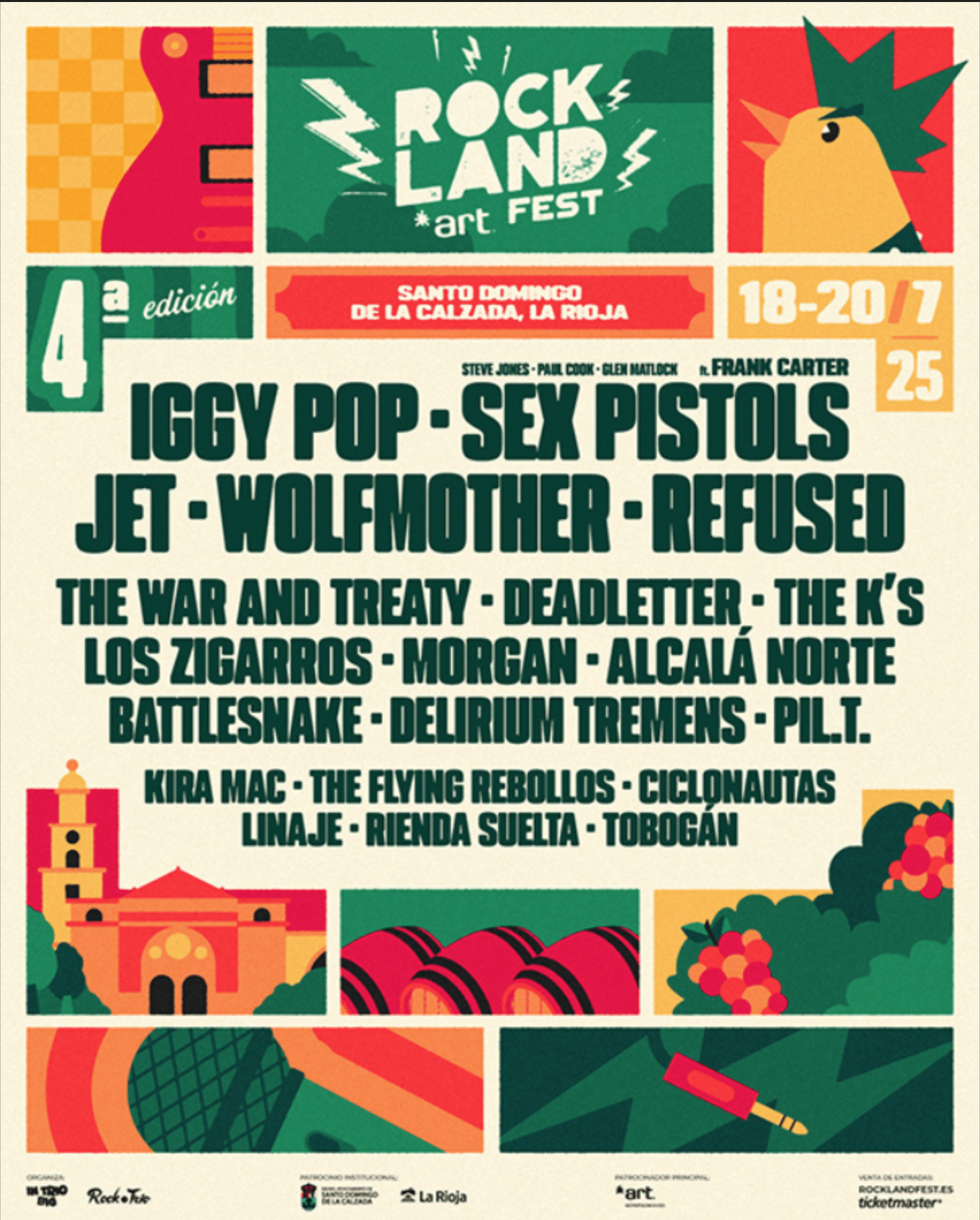RockLand Fest 2025 cartel