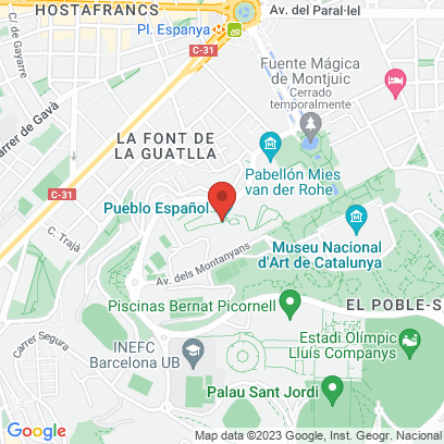 aparcar cerca del Poble Espanyo