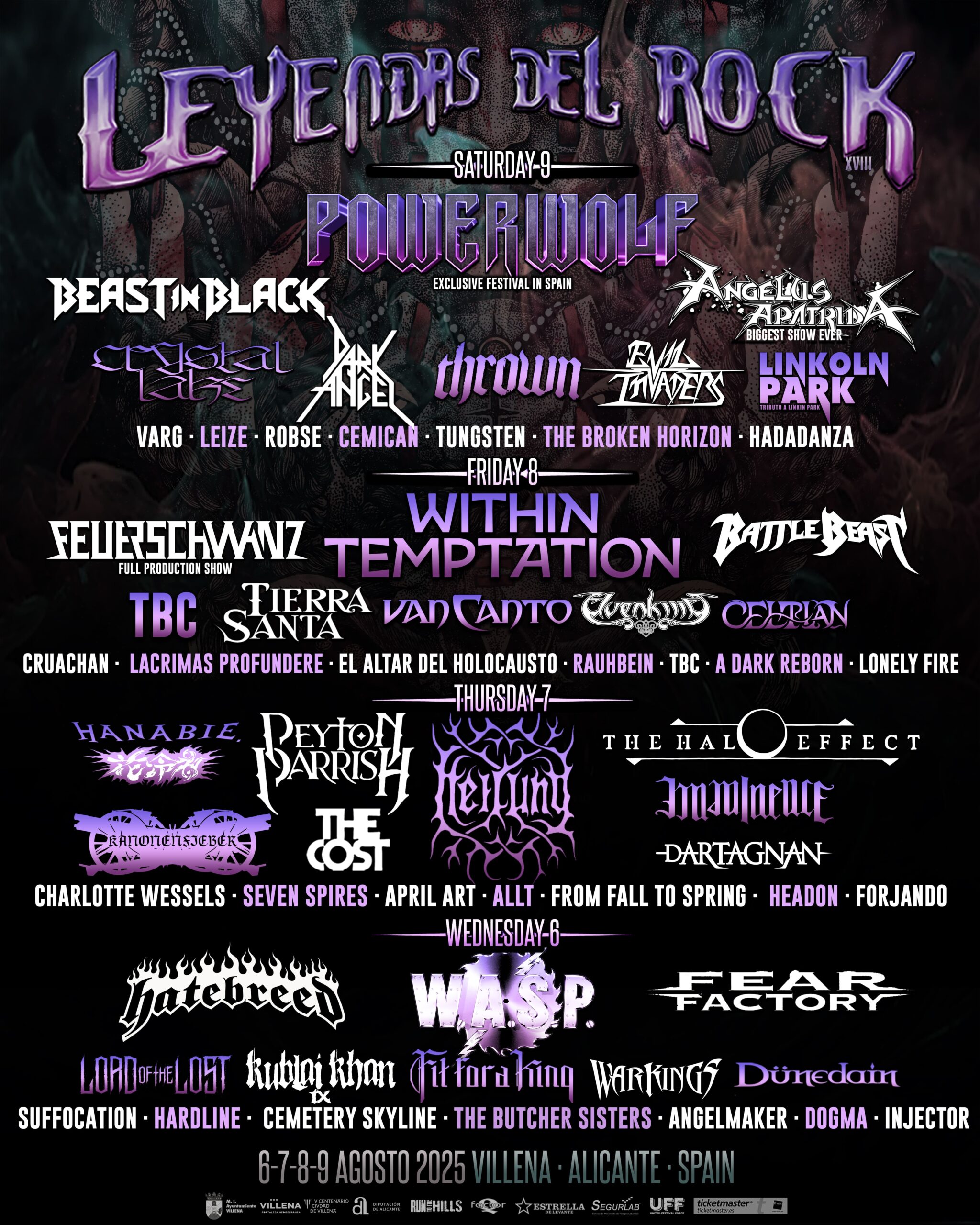 cartel leyendas rock por dias 2025
