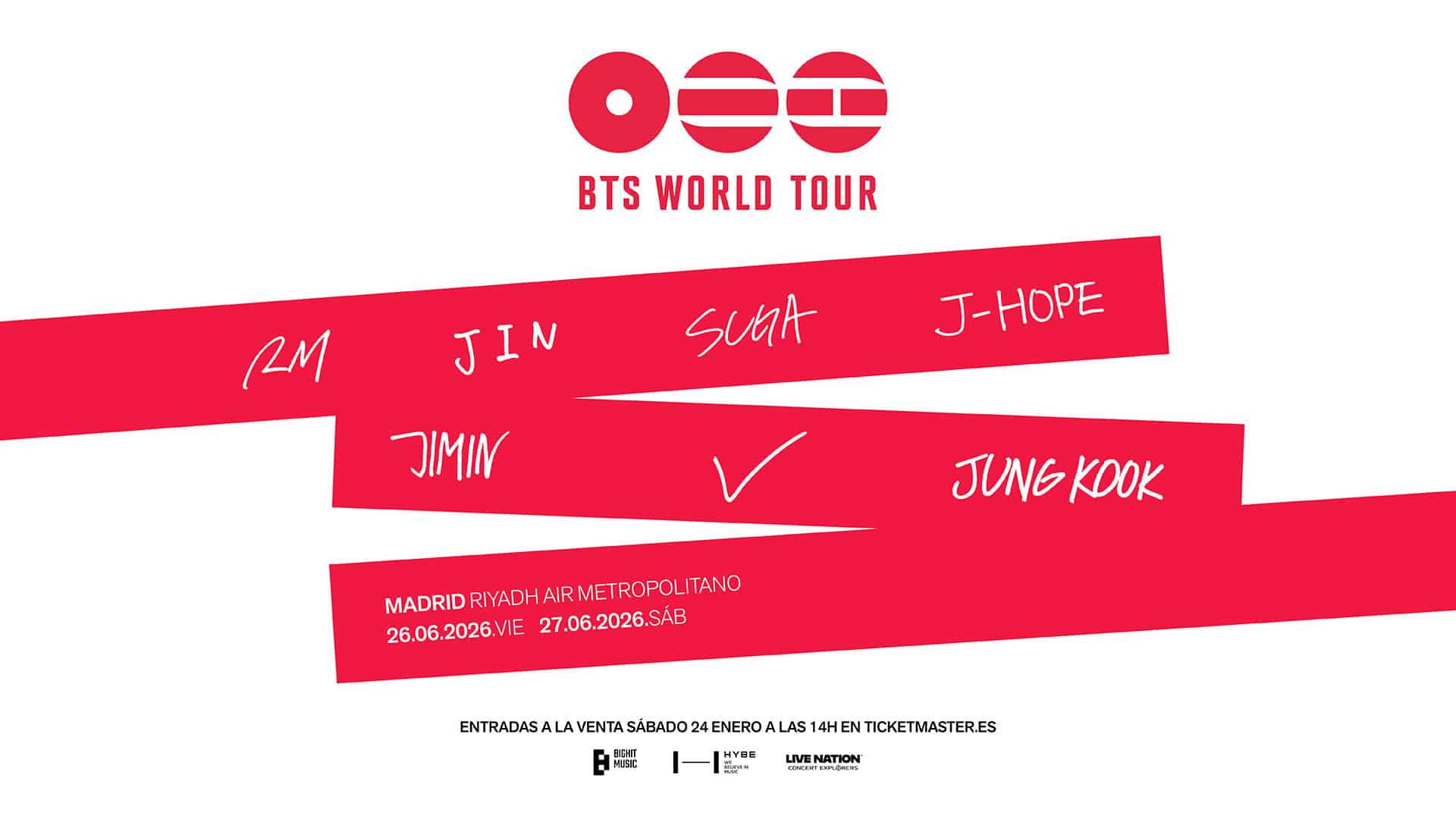 BTS en España con su gira BTS WORLD TOUR ‘ARIRANG’ IN MADRID: todo
